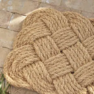 Paillasson rectangulaire en fibres de coco tressées – Ib Laursen