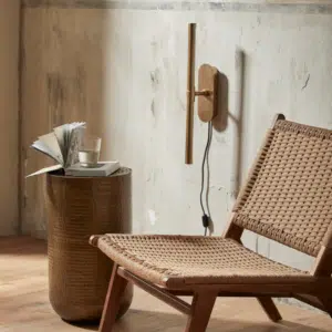 Lampe murale applique en laiton doré « Luna » – Nordal