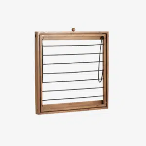 Séchoir à linge mural d&rsquo;appoint pliable en bois « Macas » | Twicy Store