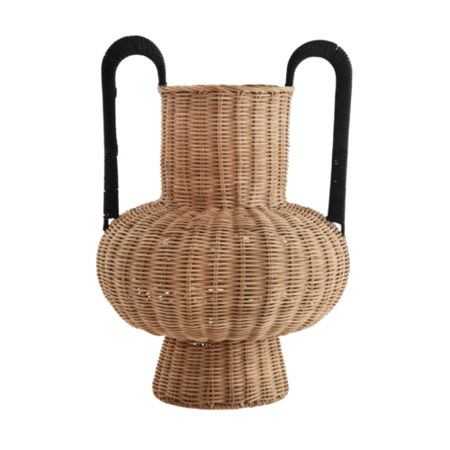 Vase "Rattan" en rotin avec anses - Twicy Store