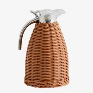 Pichet thermos « Tincan » en rotin tressé – Twicy Store