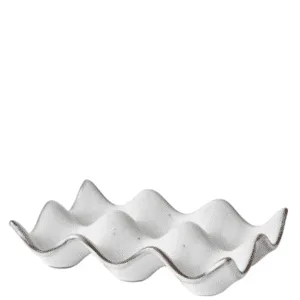 Plateau à oeufs en grès émaillé « Nordic Sand » – Twicy Store