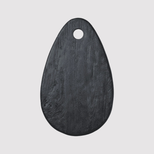 Planche à découper ovale en bois noir "Portland" - Twicy Store