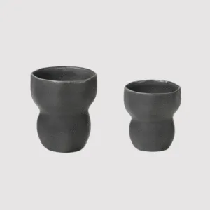 Tasse en grès gris « Limfjord » 2 tailles – Twicy Store