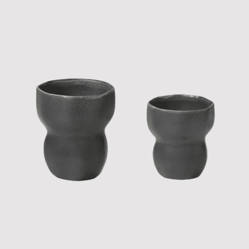 Tasse en grès gris "Limfjord" 2 tailles - Twicy Store