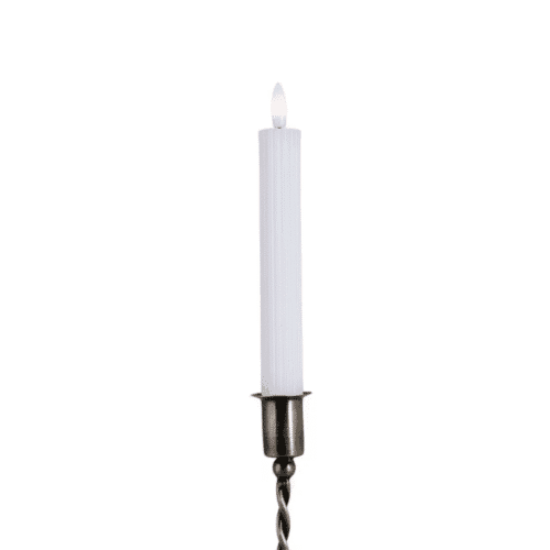Set de deux chandelles striées LED, 2 tailles - Twicy Store