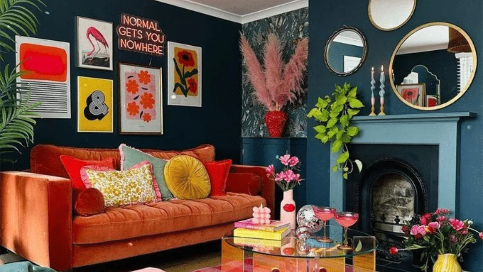 Photo de Une illustrant l'article Dopamine Décor : les secrets d'une déco bonne humeur. Crédit photo : @THE_SHOESTRING_HOME/INSTAGRAM