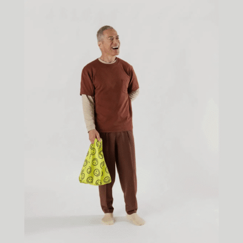 "Baby Baggu" Jaune Happy, le mini sac réutilisable éco & fun - Twicy Store