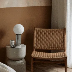 Lampe de table « Hermod » finition chrome, Design élégant – Twicy Store