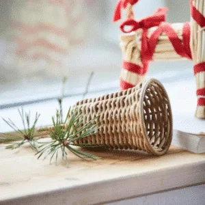 Cloche décorative en rotin avec clochette, 2 tailles – Twicy Store