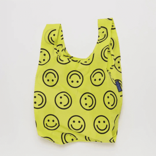 "Baby Baggu" Jaune Happy, le mini sac réutilisable éco & fun - Twicy Store