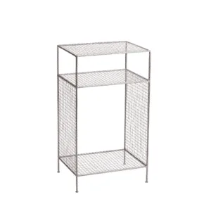 Étagère grillagée sur pieds en fer – Style industriel | Twicy Store