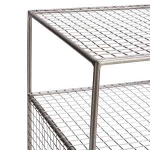 Étagère grillagée sur pieds en fer – Style industriel | Twicy Store