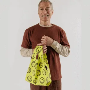 « Baby Baggu » Jaune Happy, le mini sac réutilisable éco & fun – Twicy Store