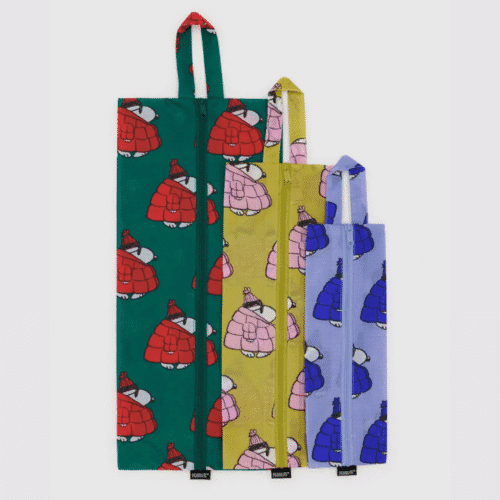 Set de 3 trousses de voyage Snoopy, pochettes pour organiser votre valise - Twicy Store