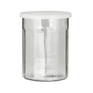 Grand pot en verre 1,4 l avec couvercle, Style cuisine vintage – Twicy Store