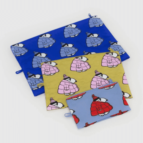Pochettes de voyage zippées Snoppy