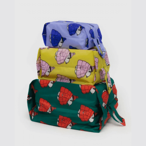 Set de 3 trousses de voyage Snoopy, pochettes pour organiser votre valise - Twicy Store