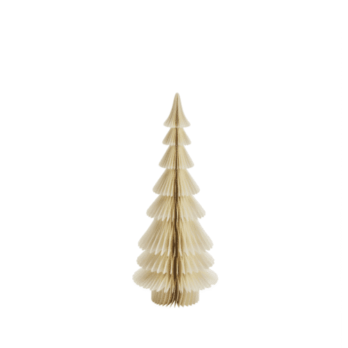 Sapin de Noël en papier 67 cm coloris Blanc cassé | Twicy Store
