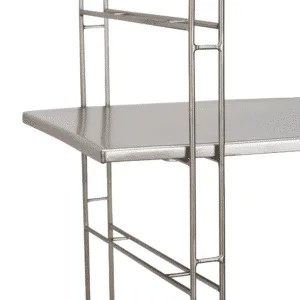 Etagère murale en fer 3 niveaux ajustables finition chrome | Twicy Store