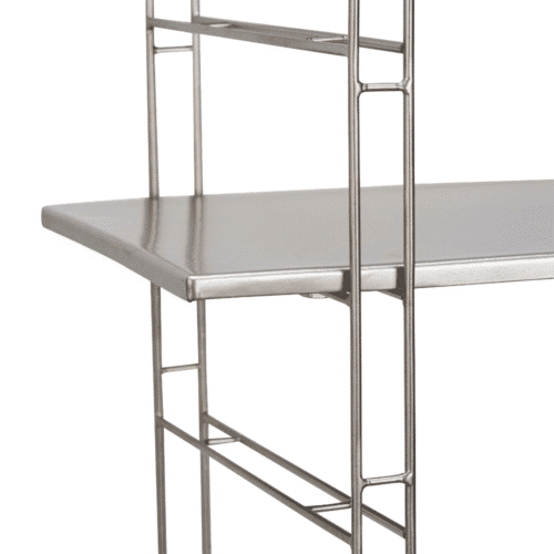 Etagère murale en fer 3 niveaux finition chrome | Twicy Store