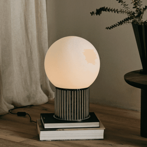 Lampadaire "Hermod" finition chrome – Design contemporain, Twicy Store
