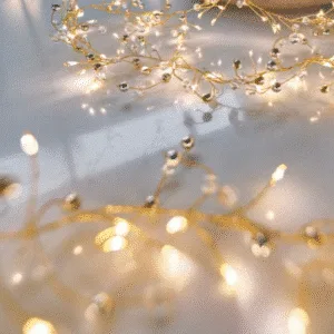 Guirlande lumineuse LED avec perles – lumière douce et chaleureuse | Twicy Store