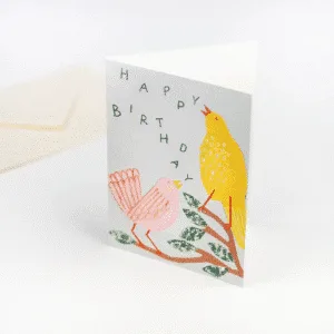 Carte d&rsquo;anniversaire « Chant d&rsquo;oiseaux » | Twicy Store