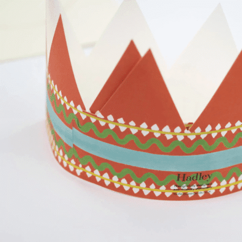 Couronne d'anniversaire en papier "Birthday King" | Twicy Store