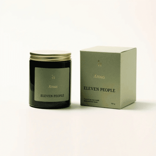 Bougie de Noël parfumée – Notes boisées et fruitées | Twicy Store