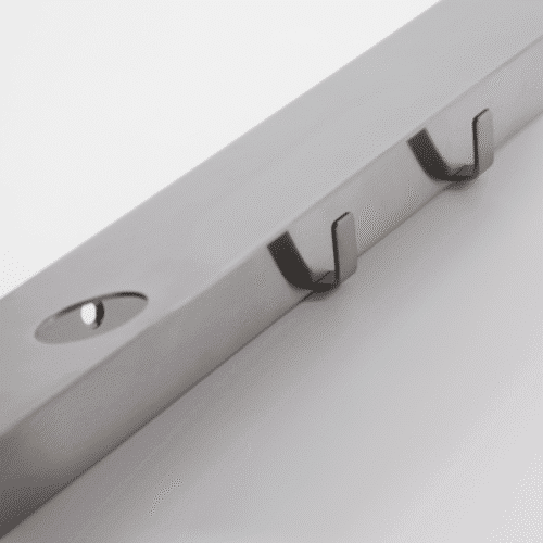 Porte-flacons mural argent brossé – Design épuré et pratique, Twicy Store