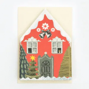 Carte Maison de Noël en 3D  | Twicy Store