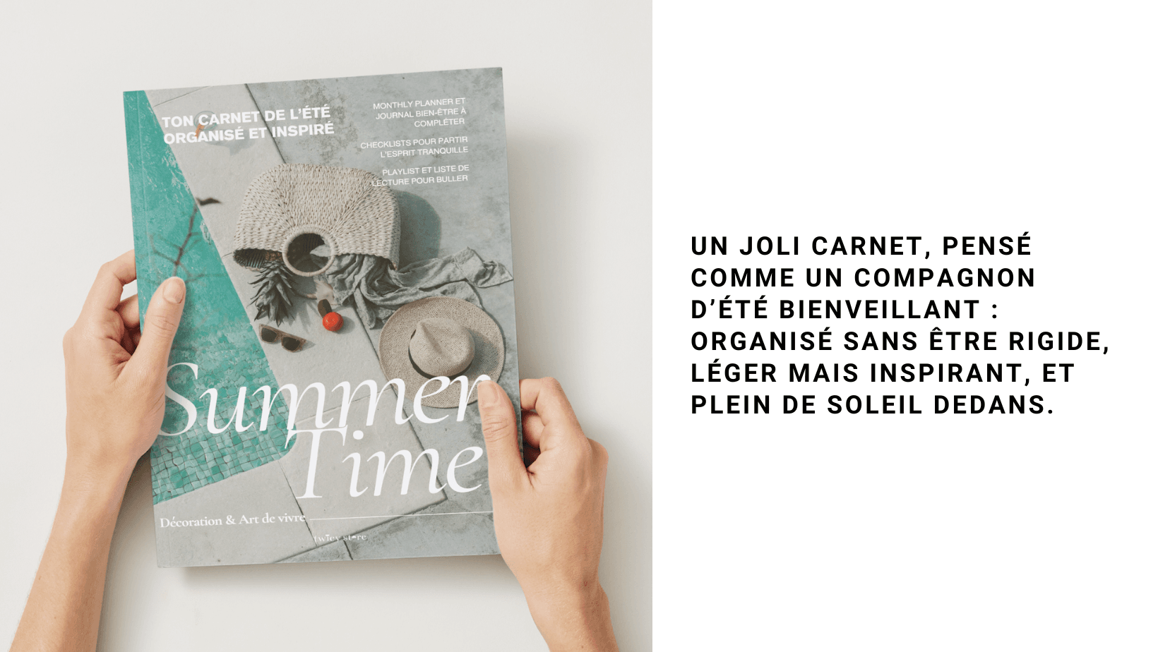 Ton été commence ici : le Carnet de bord qui mêle chill & organisation (sans stress)