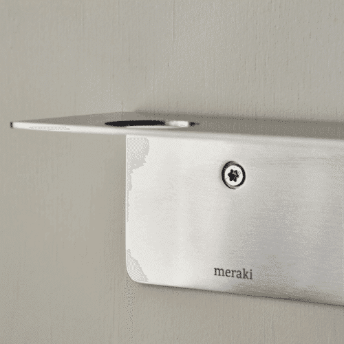 Porte-flacons mural argent brossé – Design épuré et pratique, Twicy Store