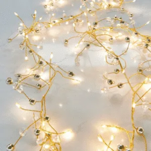 Guirlande lumineuse LED avec perles – lumière douce et chaleureuse | Twicy Store