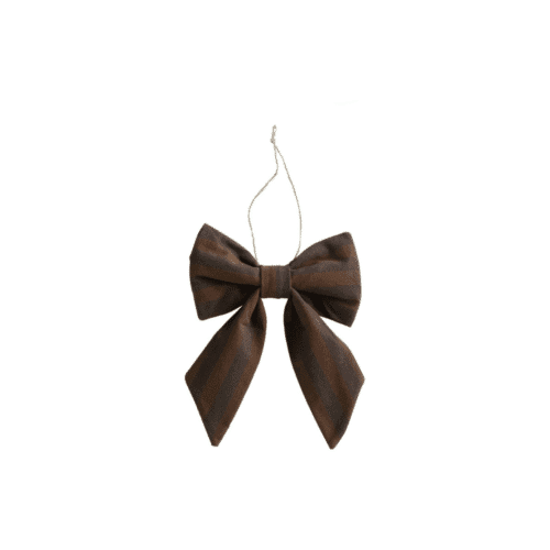 Nœud décoratif en tissu brun taille M – Idéal pour tables, chaises et petites décorations | Twicy Store