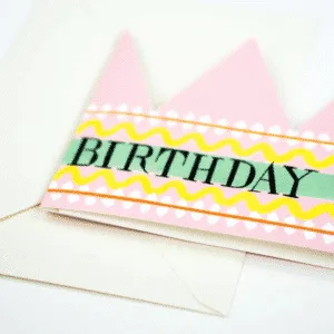Couronne d&rsquo;anniversaire en papier « Birthday Queen » | Twicy Store