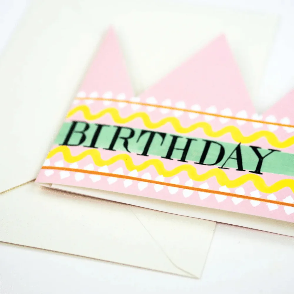 Couronne d'anniversaire en papier "Birthday Queen" | Twicy Store