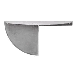 Étagère murale arrondie chrome – Design épuré | Twicy Store