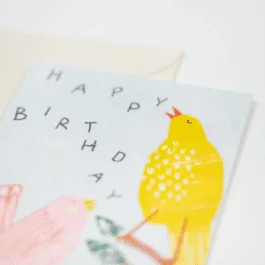 Carte d&rsquo;anniversaire « Chant d&rsquo;oiseaux » | Twicy Store