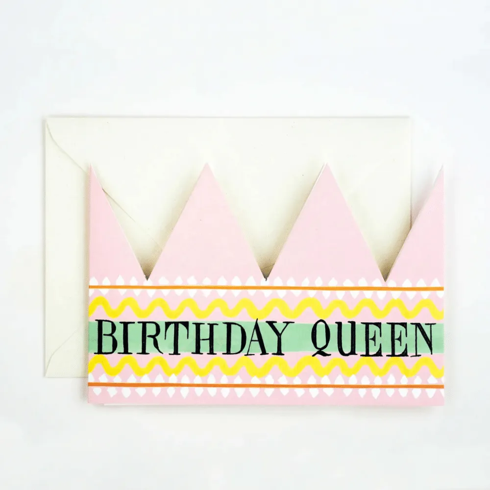 Couronne d'anniversaire en papier "Birthday Queen" | Twicy Store