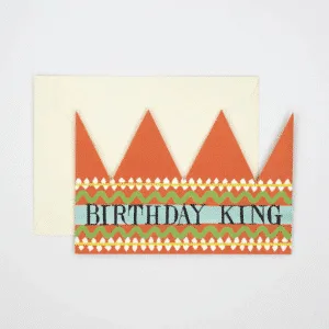 Couronne d’anniversaire en papier « Birthday King » | Twicy Store