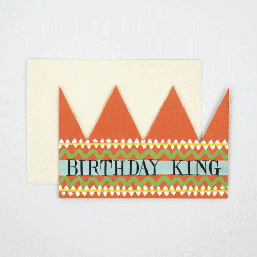 Couronne d'anniversaire en papier "Birthday King" | Twicy Store