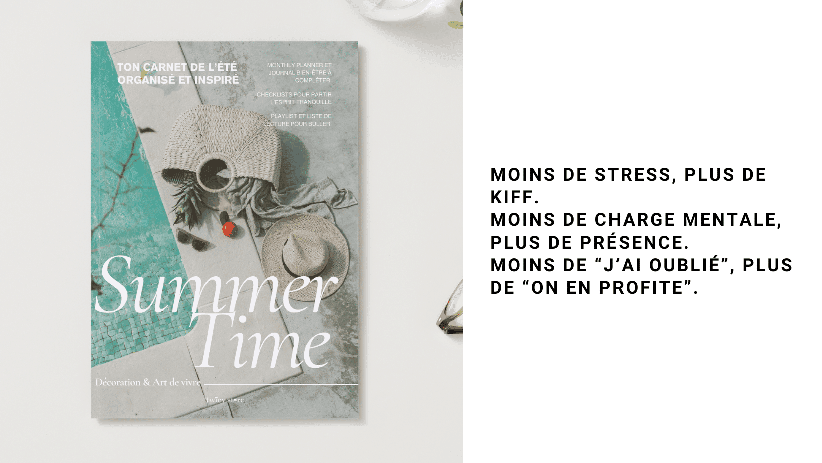 Ton été commence ici : le Carnet de bord qui mêle chill & organisation (sans stress)