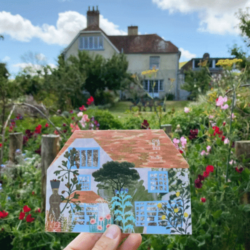 Carte illustrée Cottage Anglais | Twicy Store