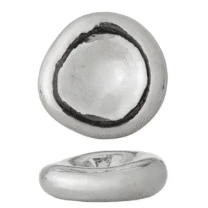 Vide-poche design en grès finition chrome « Shine » | Twicy Store