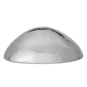 Décoration murale Croissant « Bobby » en grès finition chrome – Décoration murale design | Twicy Store