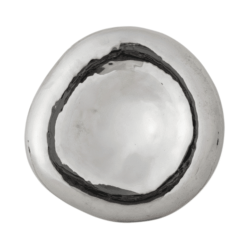 Vide-poche design en grès finition chrome "Shine" | Twicy Store