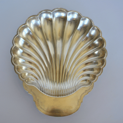 Grand plateau de service "Coquillage" vintage | Twicy Store