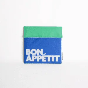 Sac repas réutilisable anti-taches “Bon Appétit” – plusieurs coloris | Twicy Store